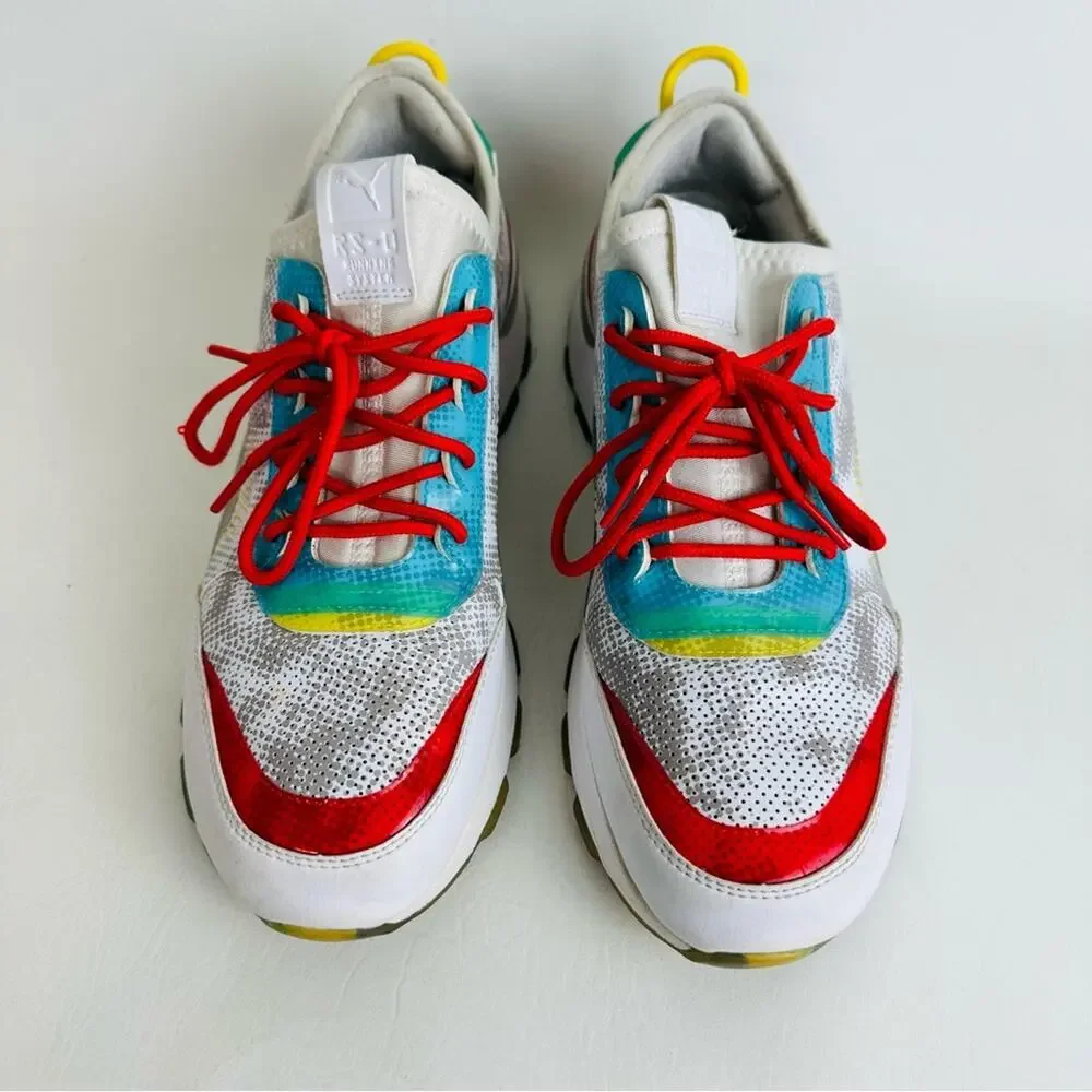 Puma Men's Running System RS-0 Optic Fiber Lace Up‎ Sneakers Multicolor Sz US9.5